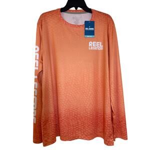 NWT Reel Legends, Lea Schmanski, Large Reel Tec UPS 50 Quick Dry Wicking Shirt